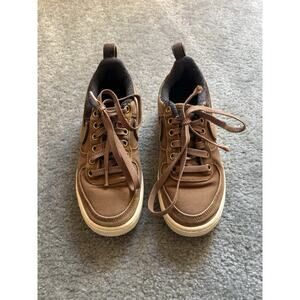 Nike x Carhartt WIP Air Force 1 Low Premium 'Ale Brown' Size 4Y AV3524-200